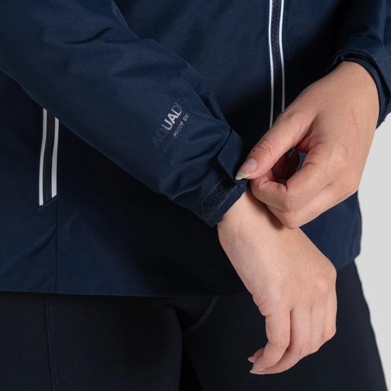 Craghoppers Brielle Waterproof Jacket - Blue Navy - Beales department store