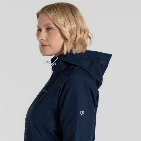 Craghoppers Brielle Waterproof Jacket - Blue Navy - Beales department store