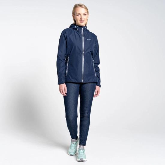 Craghoppers Brielle Waterproof Jacket - Blue Navy - Beales department store