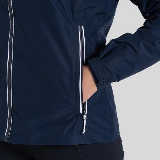 Craghoppers Brielle Waterproof Jacket - Blue Navy - Beales department store