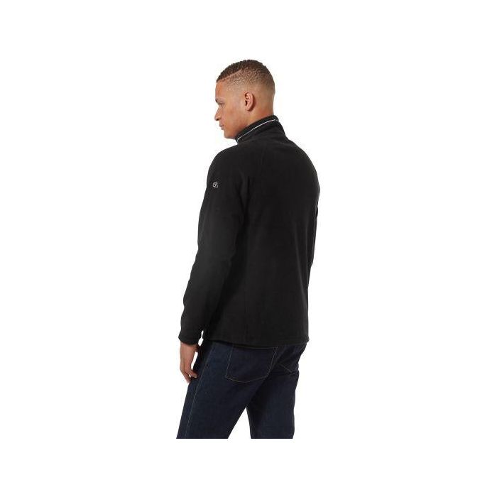 Craghoppers Corey Half Zip Fleece - Black - Beales department store