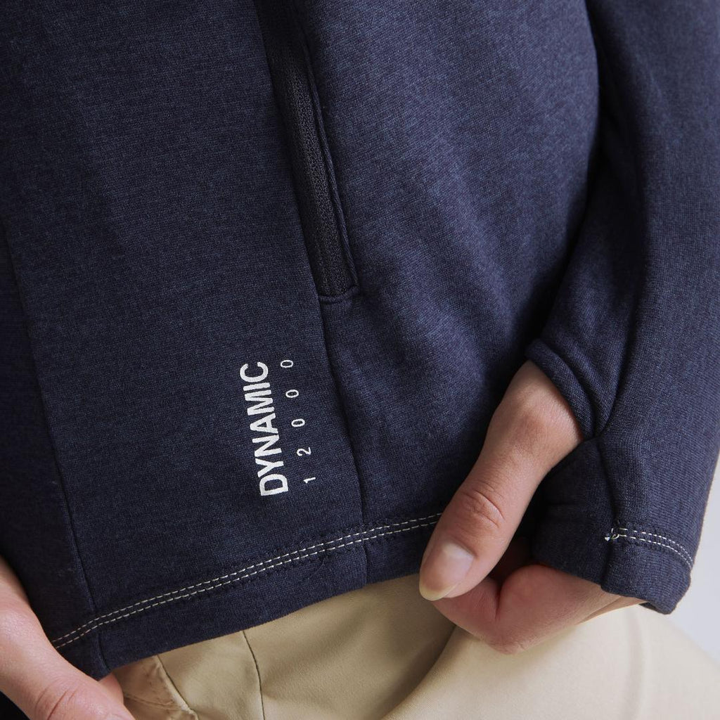 Craghoppers Dynamic Hooded Half Zip - Blue Navy Marl - Beales department store