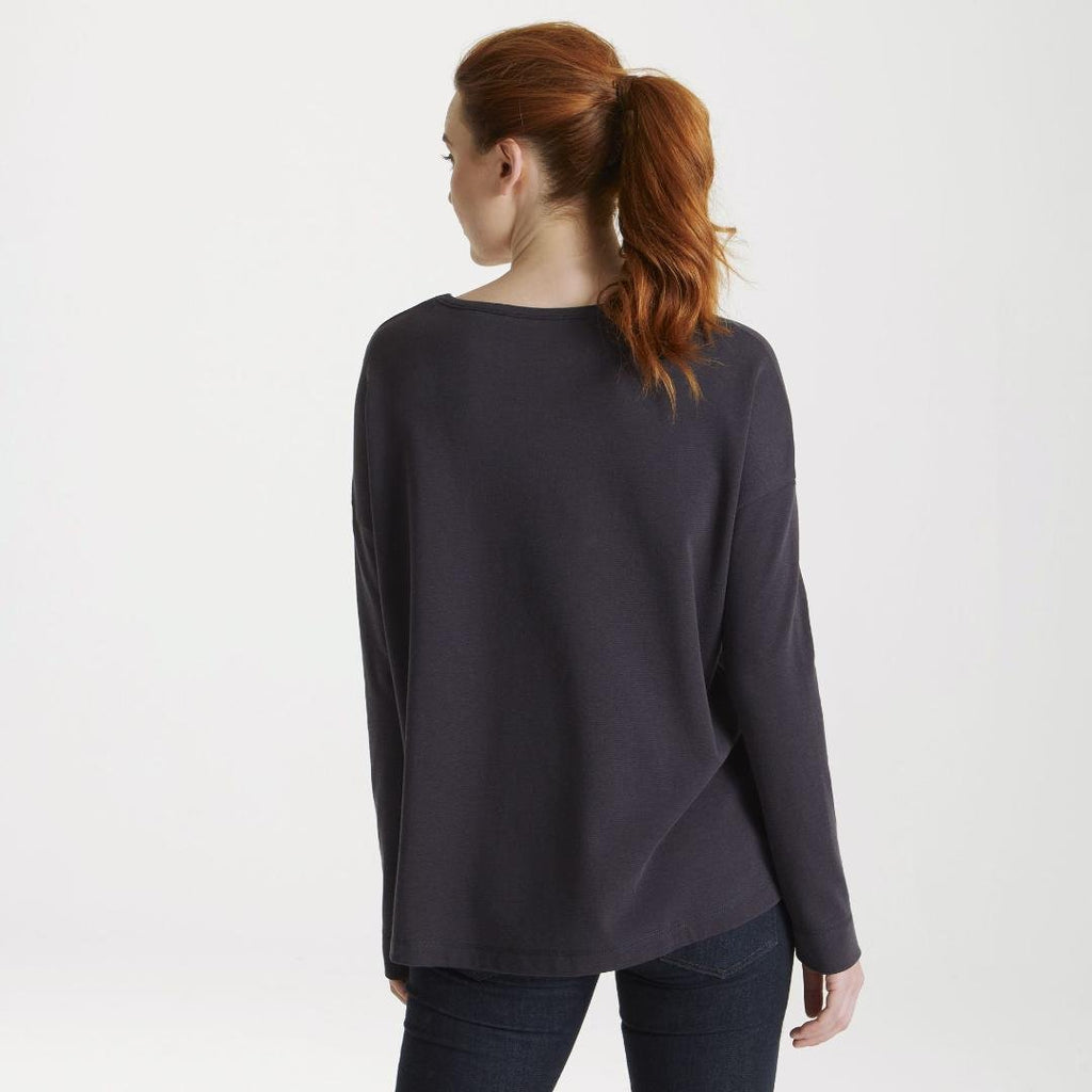 Craghoppers Forres Long Sleeve Top - Dark Navy - Beales department store