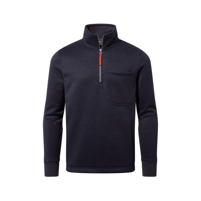 Craghoppers Gairloch Half Zip Fleece - Dark Navy size S - Beales department store