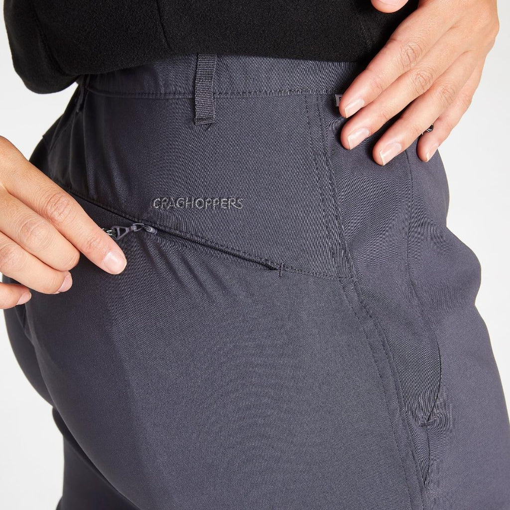 Craghoppers Kiwi Pro Trousers Short - Graphite - Beales department store