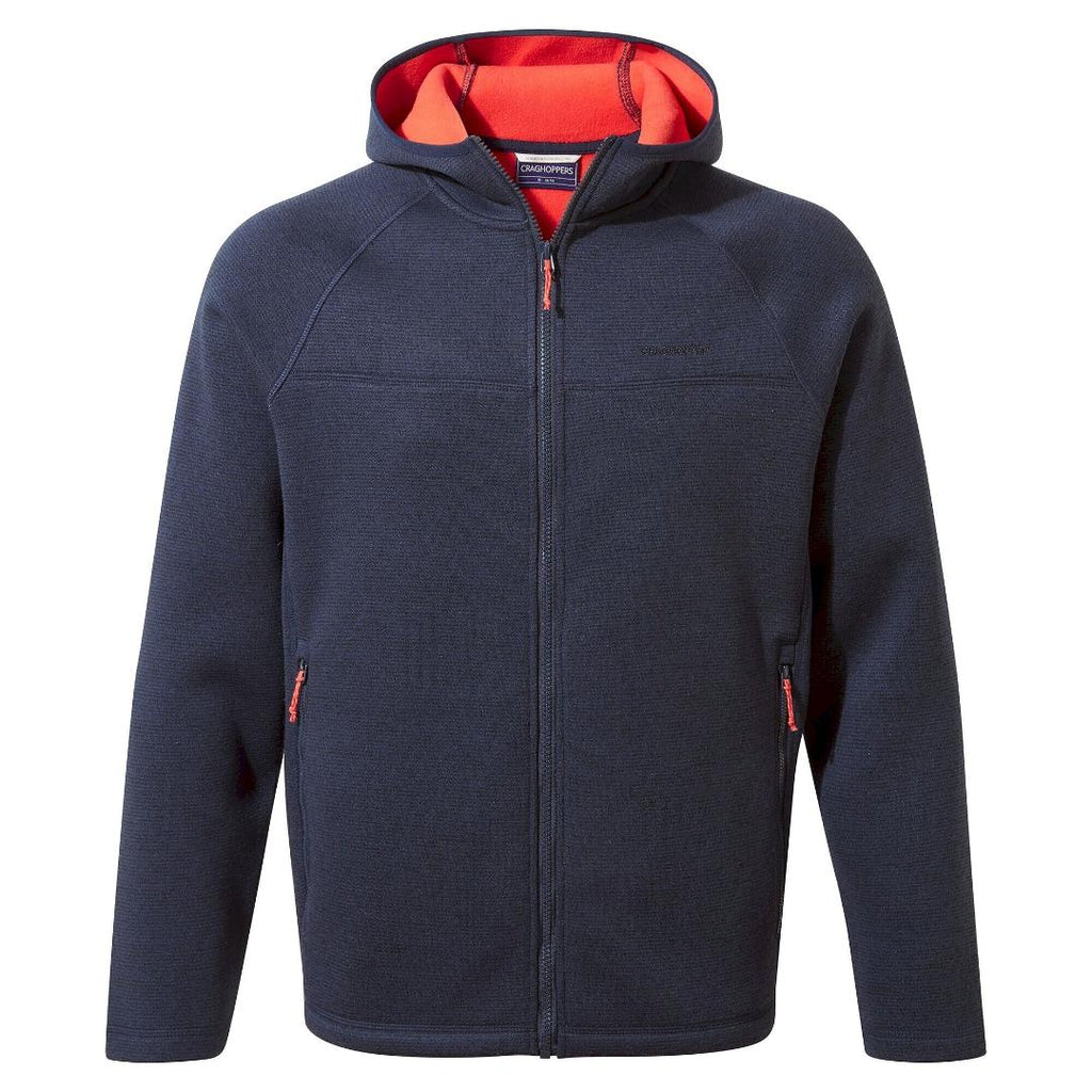 Craghoppers Men's Brayden Hooded Fleece Jacket - Blue Navy - Beales department store