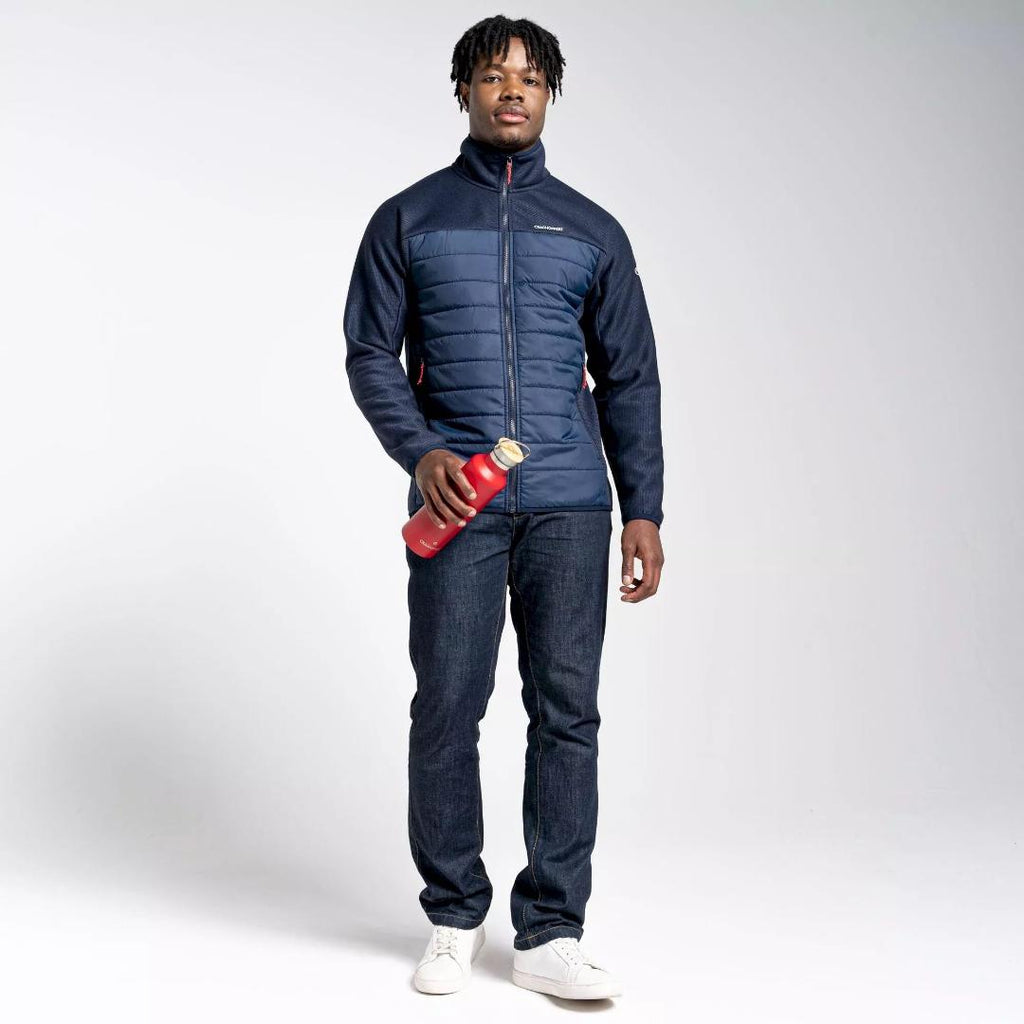 Craghoppers Men's Carson Hybrid Jacket - Blue Navy - Beales department store