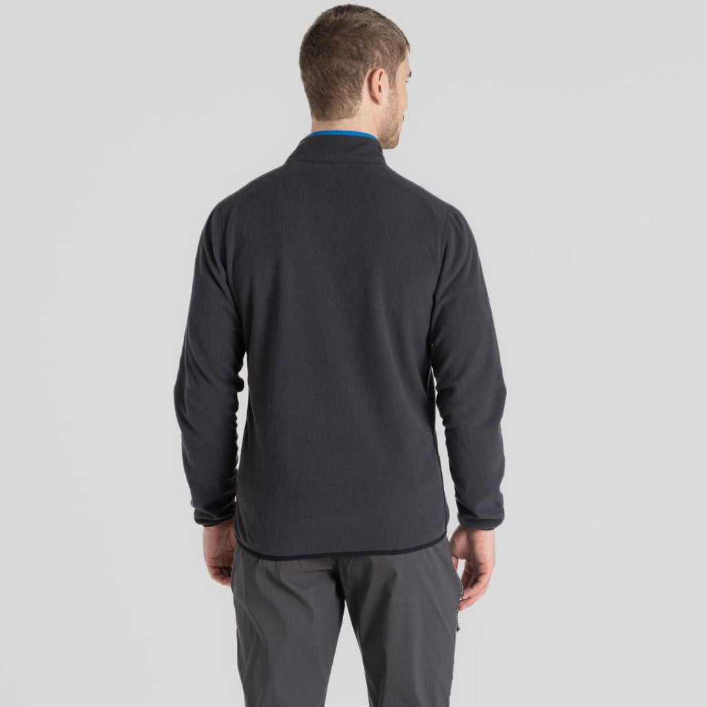 Craghoppers Men's CO2 Renu Full Zip Fleece - Black Pepper - Beales department store