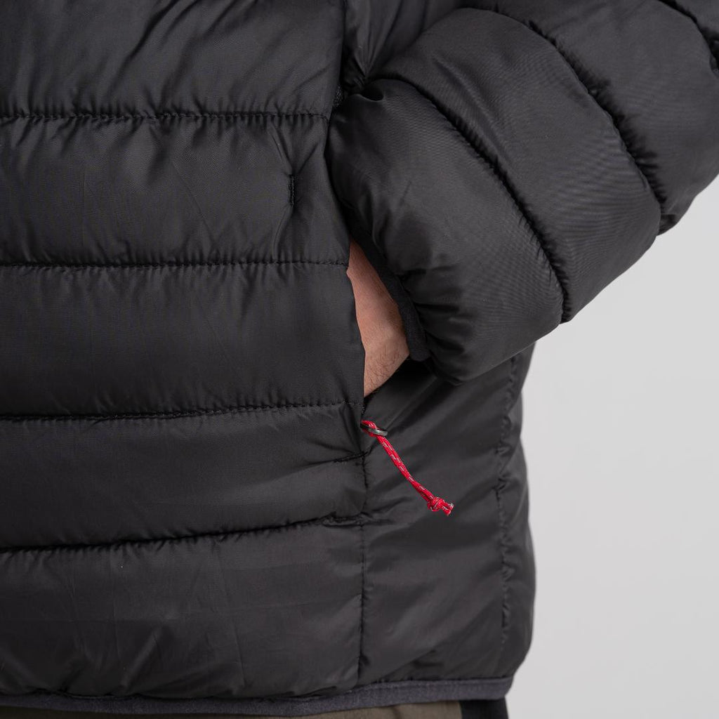 Craghoppers Men's Compresslite VIII Hooded Jacket - Black - Beales department store