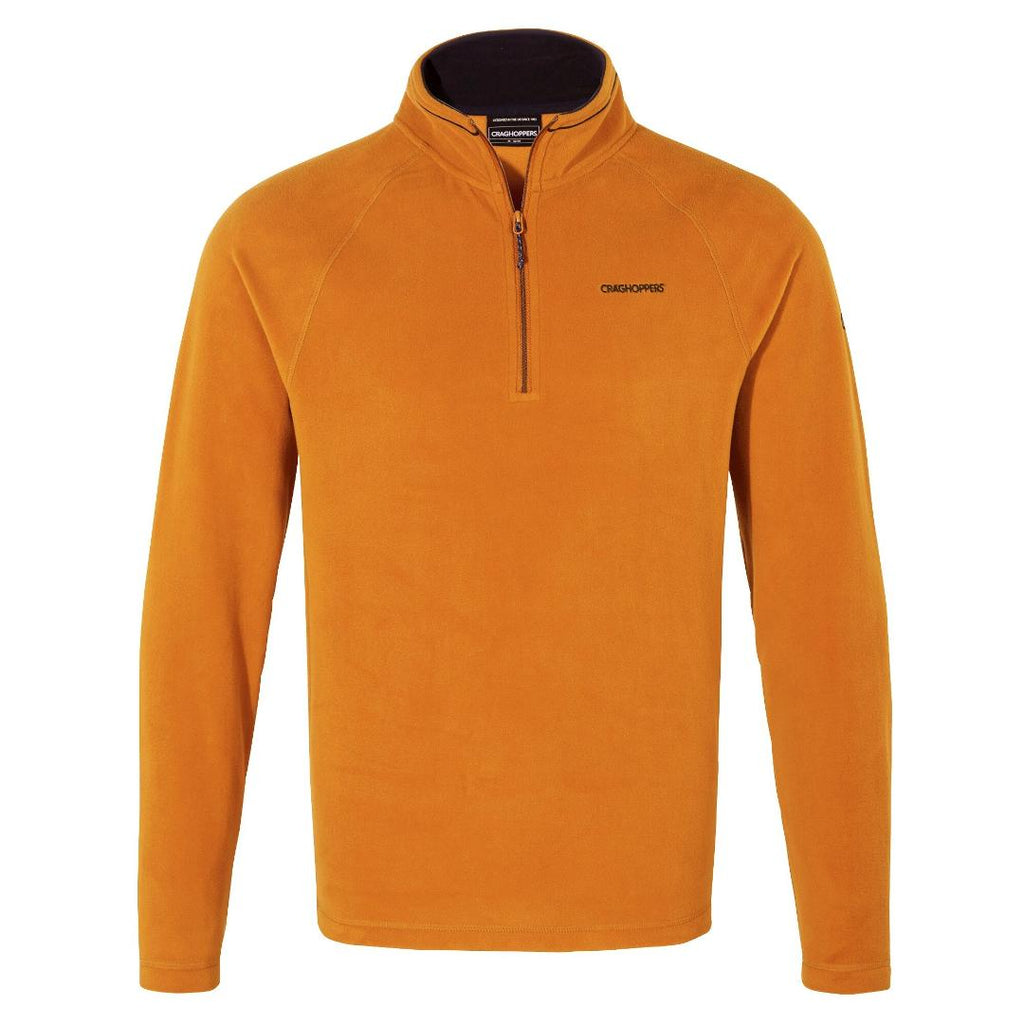 Craghoppers Men's Corey Half Zip Fleece - Canyon Orange - Beales department store