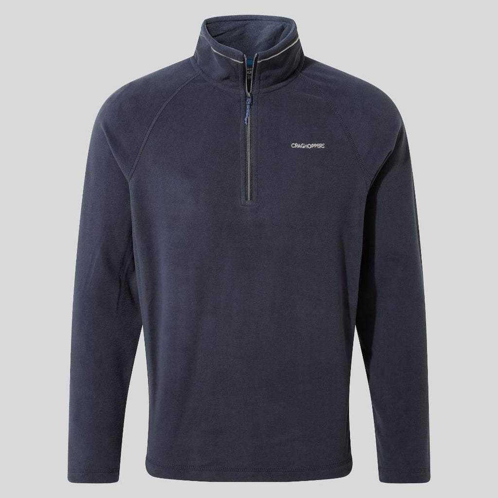 Craghoppers Men's Corey Half Zip Fleece - Dark Navy/Blue Navy Marl - Beales department store