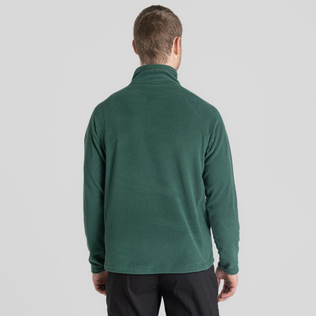 Craghoppers Men's Corey Half Zip Fleece - Evergreen - Beales department store