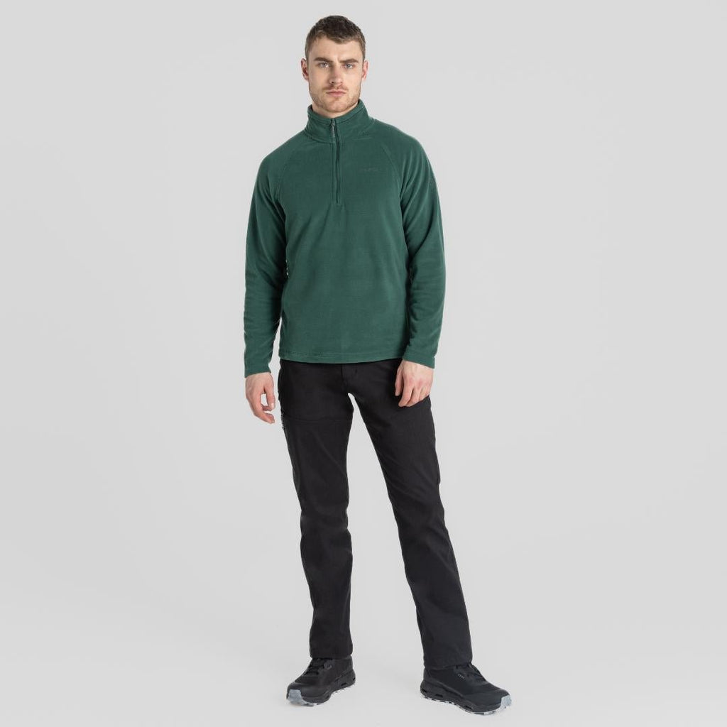 Craghoppers Men's Corey Half Zip Fleece - Evergreen - Beales department store