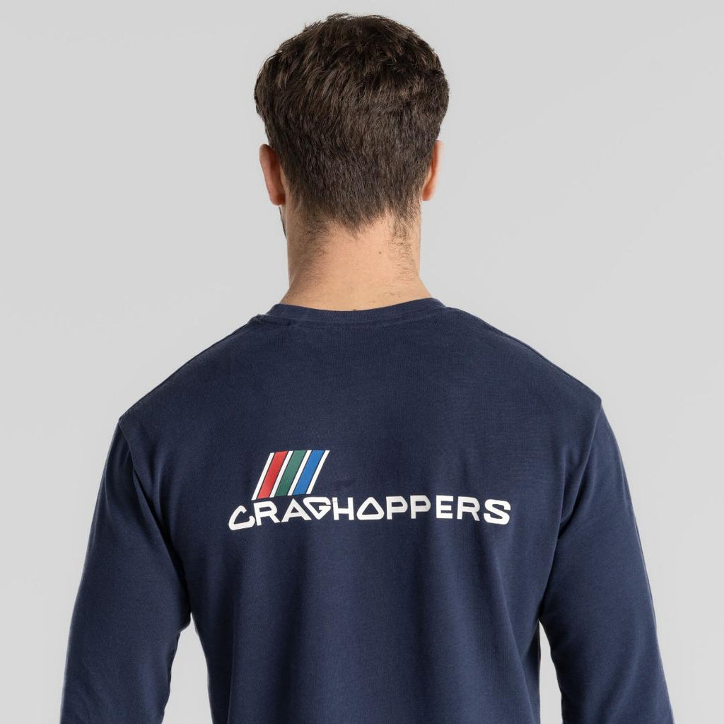 Craghoppers Men's Dillisk Long Sleeved Top - Blue Navy - Beales department store