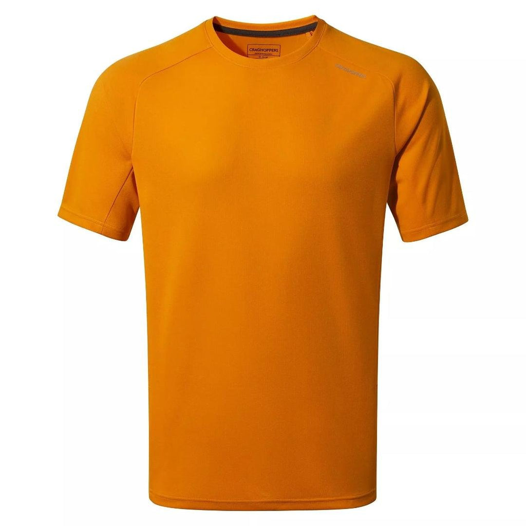 Craghoppers Men's Dynamic Pro Short Sleeved T - Shirt - Magma Orange - Beales department store