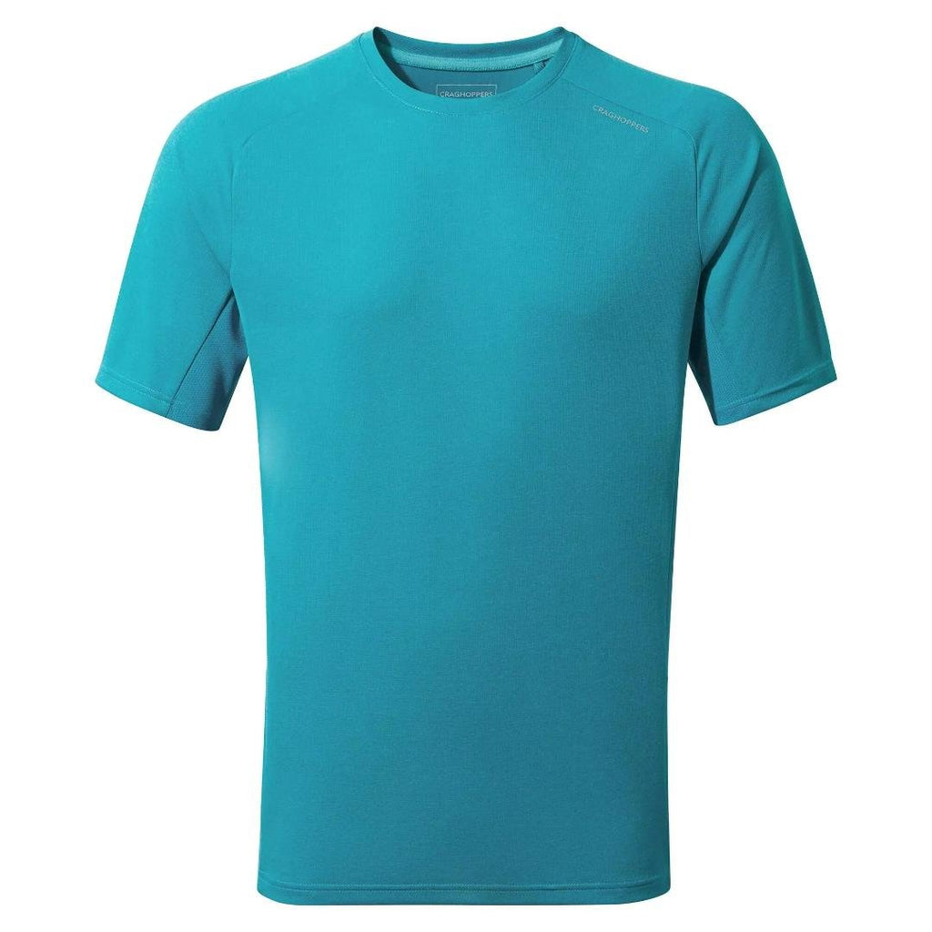 Craghoppers Men's Dynamic Pro Short Sleeved T - Shirt - Scuba Blue - Beales department store