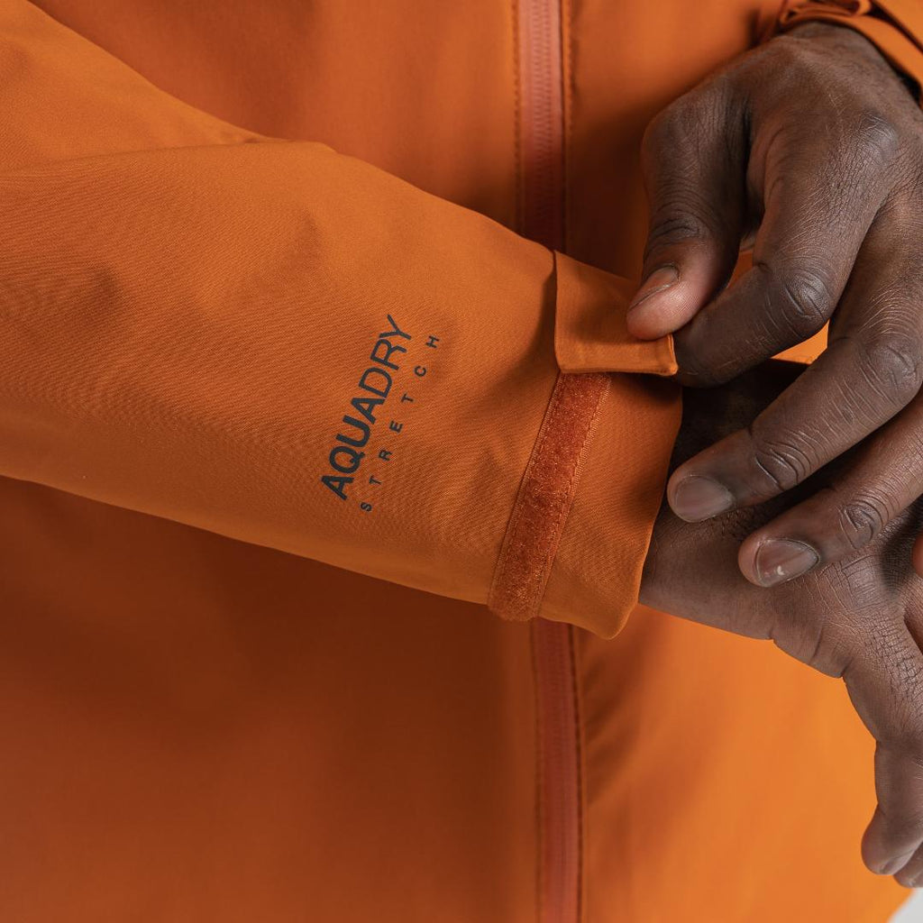 Craghoppers Men's Gryffin Stretch Waterproof Jacket - Canyon Orange - Beales department store