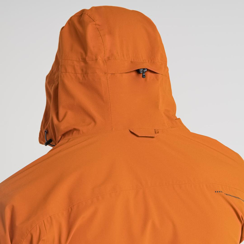 Craghoppers Men's Gryffin Stretch Waterproof Jacket - Canyon Orange - Beales department store