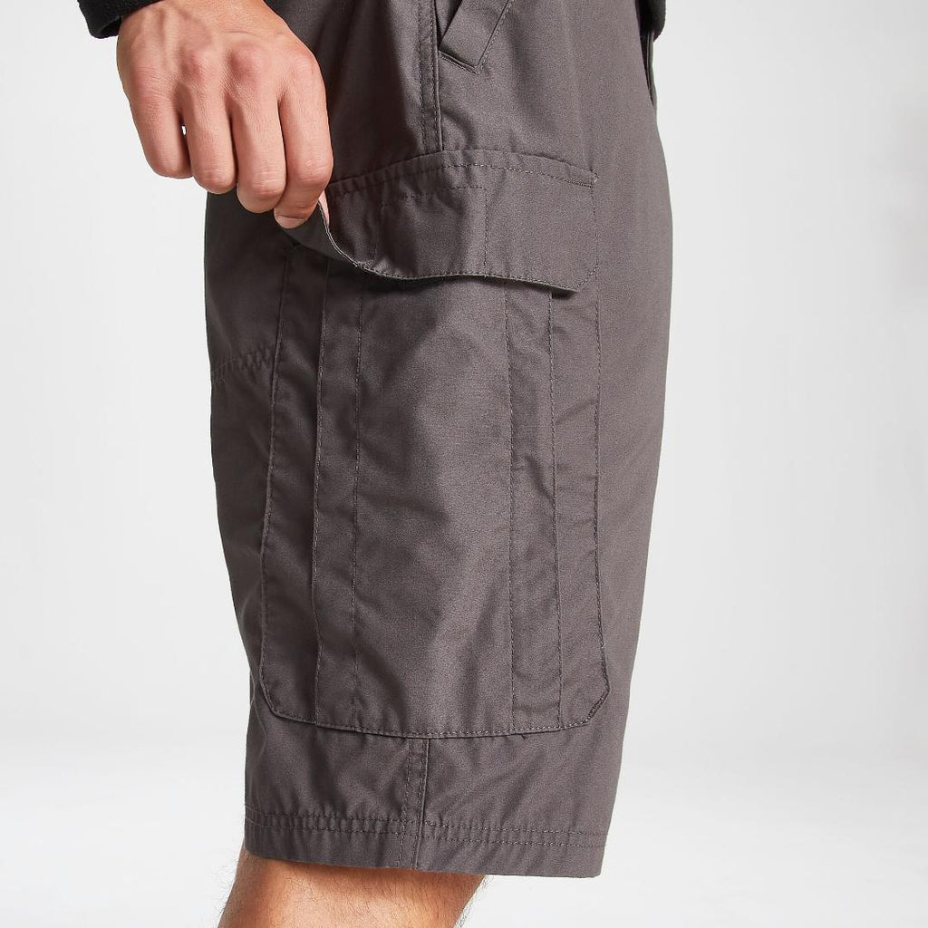 Craghoppers Men's Kiwi Long Shorts - Black Pepper - Beales department store