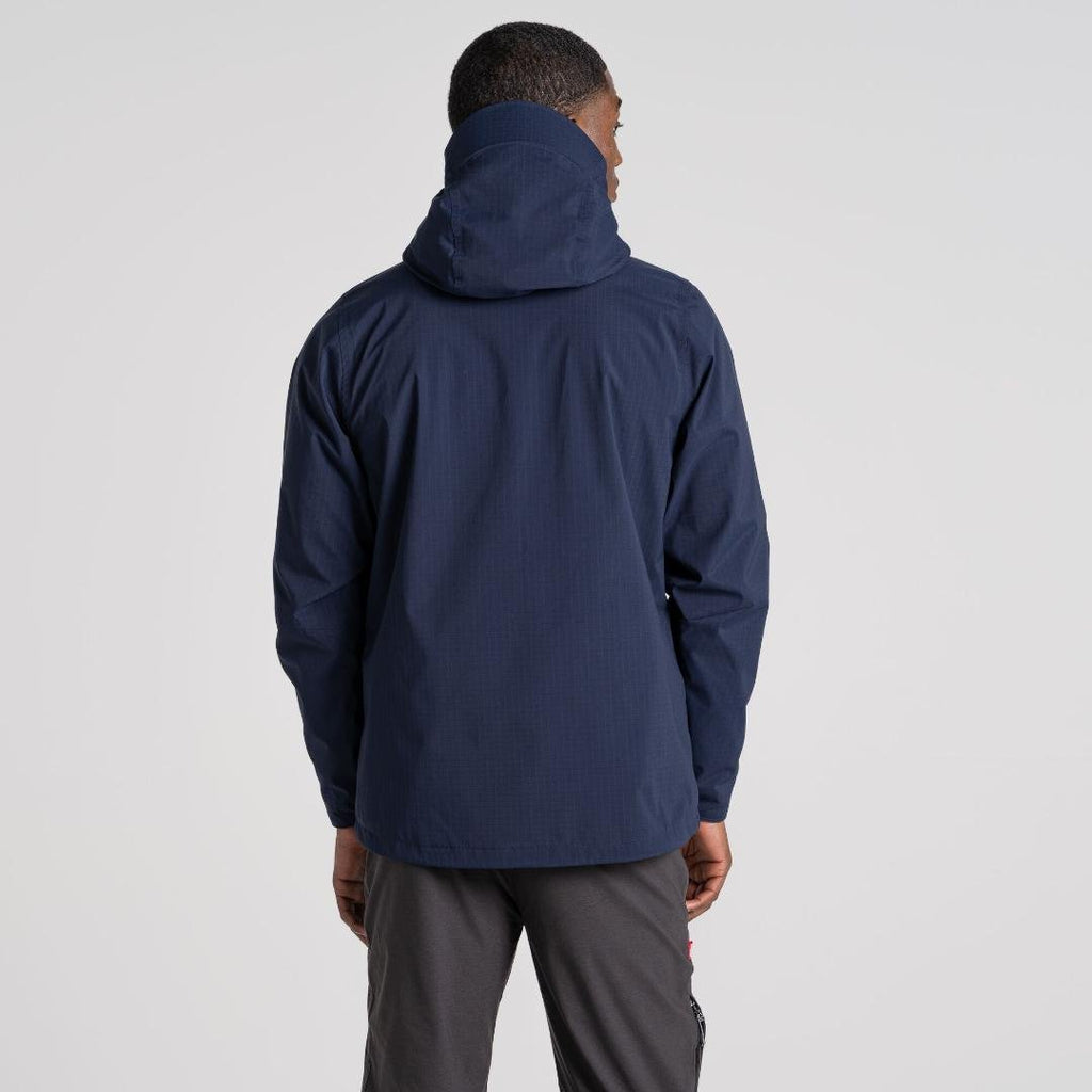 Craghoppers Men's Roland Waterproof Jacket - Blue Navy - Beales department store