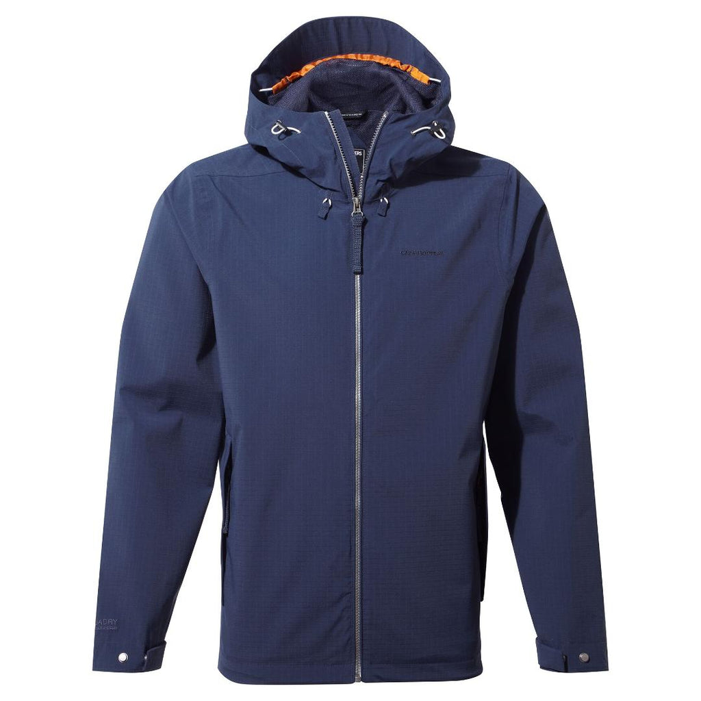 Craghoppers Men's Roland Waterproof Jacket - Blue Navy - Beales department store