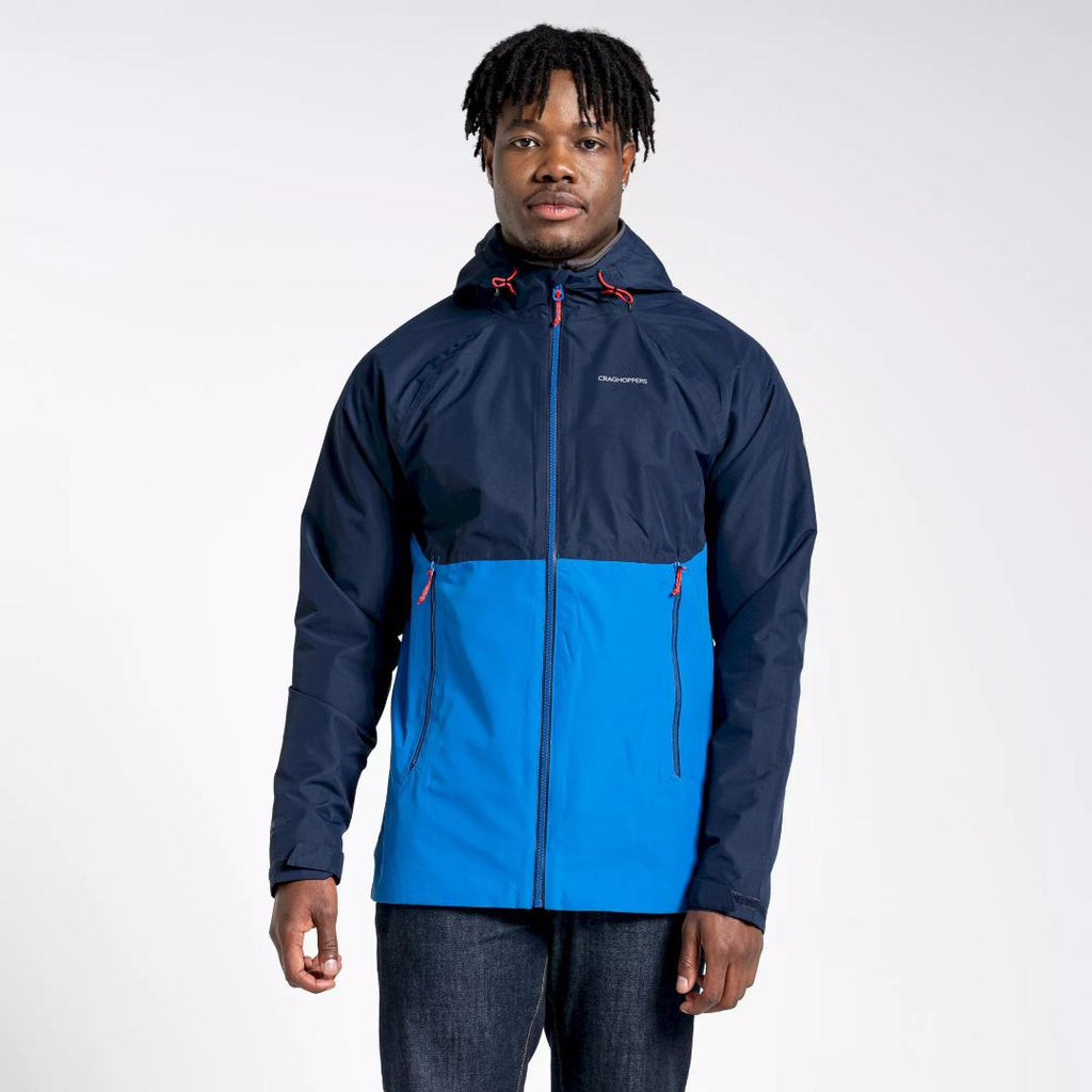 Craghoppers Men's Sebastian Jacket - Blue Navy / Falls Blue - Beales department store