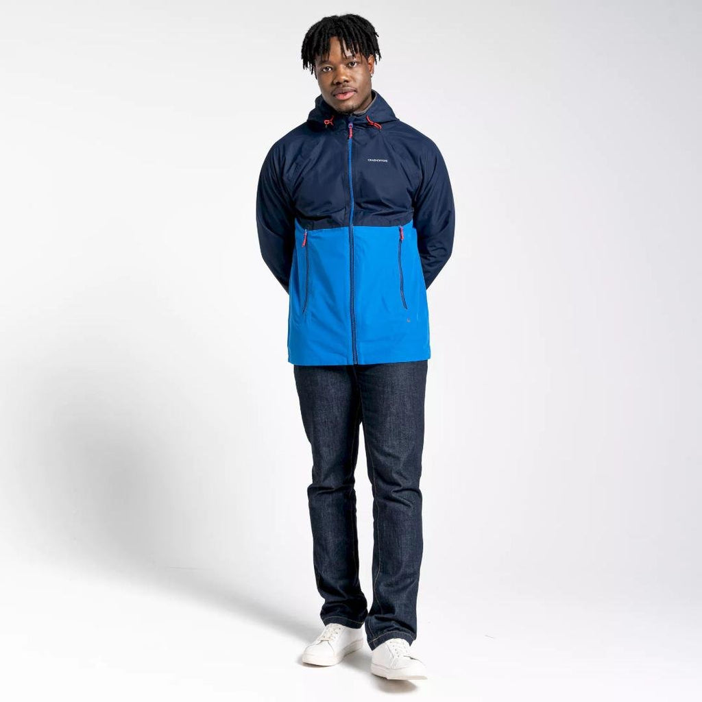 Craghoppers Men's Sebastian Jacket - Blue Navy / Falls Blue - Beales department store