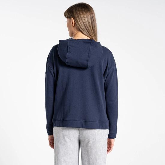 Craghoppers Nosibotanical Eden Hooded Jacket - Blue Navy - Beales department store