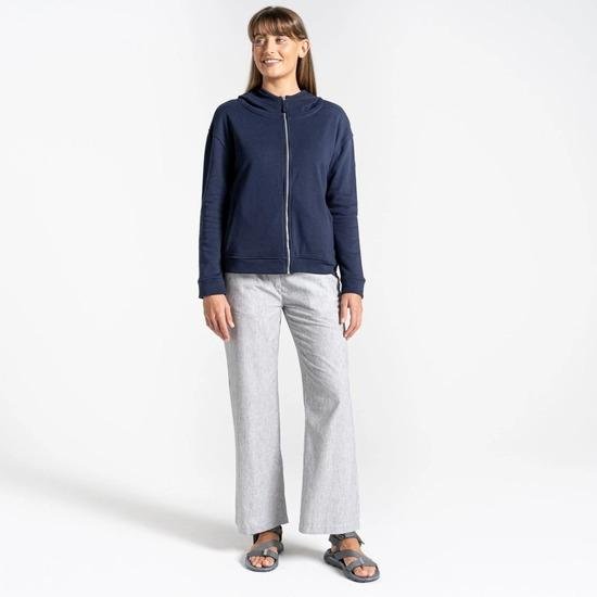 Craghoppers Nosibotanical Eden Hooded Jacket - Blue Navy - Beales department store