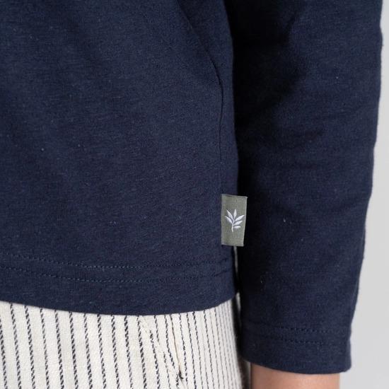 Craghoppers Nosibotanical Emere Long Sleeved Top - Blue Navy - Beales department store