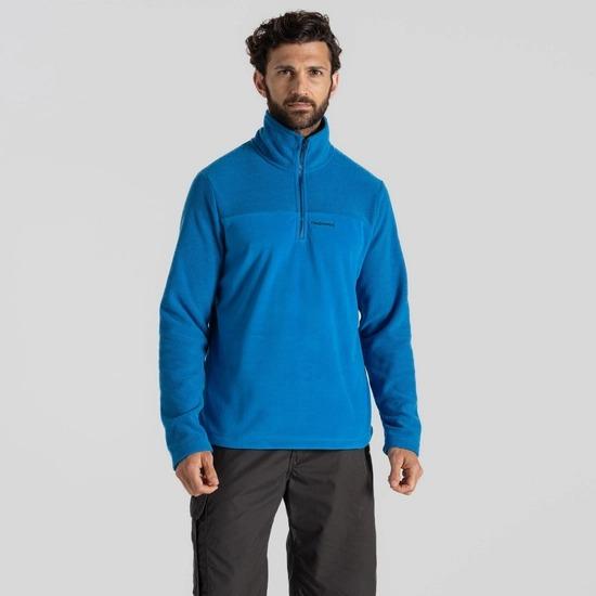 Craghoppers Reon Half Zip Fleece - Howlite Blue - Beales department store