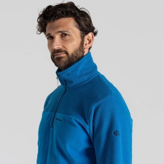 Craghoppers Reon Half Zip Fleece - Howlite Blue - Beales department store