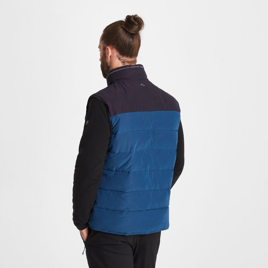 Craghoppers Trillick Downlike Vest - Dark Navy / Loch Blue size S - Beales department store