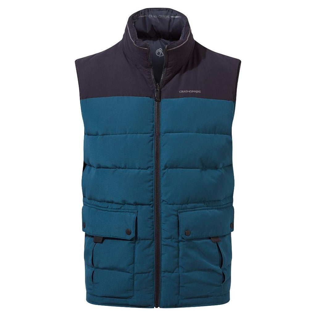 Craghoppers Trillick Downlike Vest - Dark Navy / Loch Blue size S - Beales department store