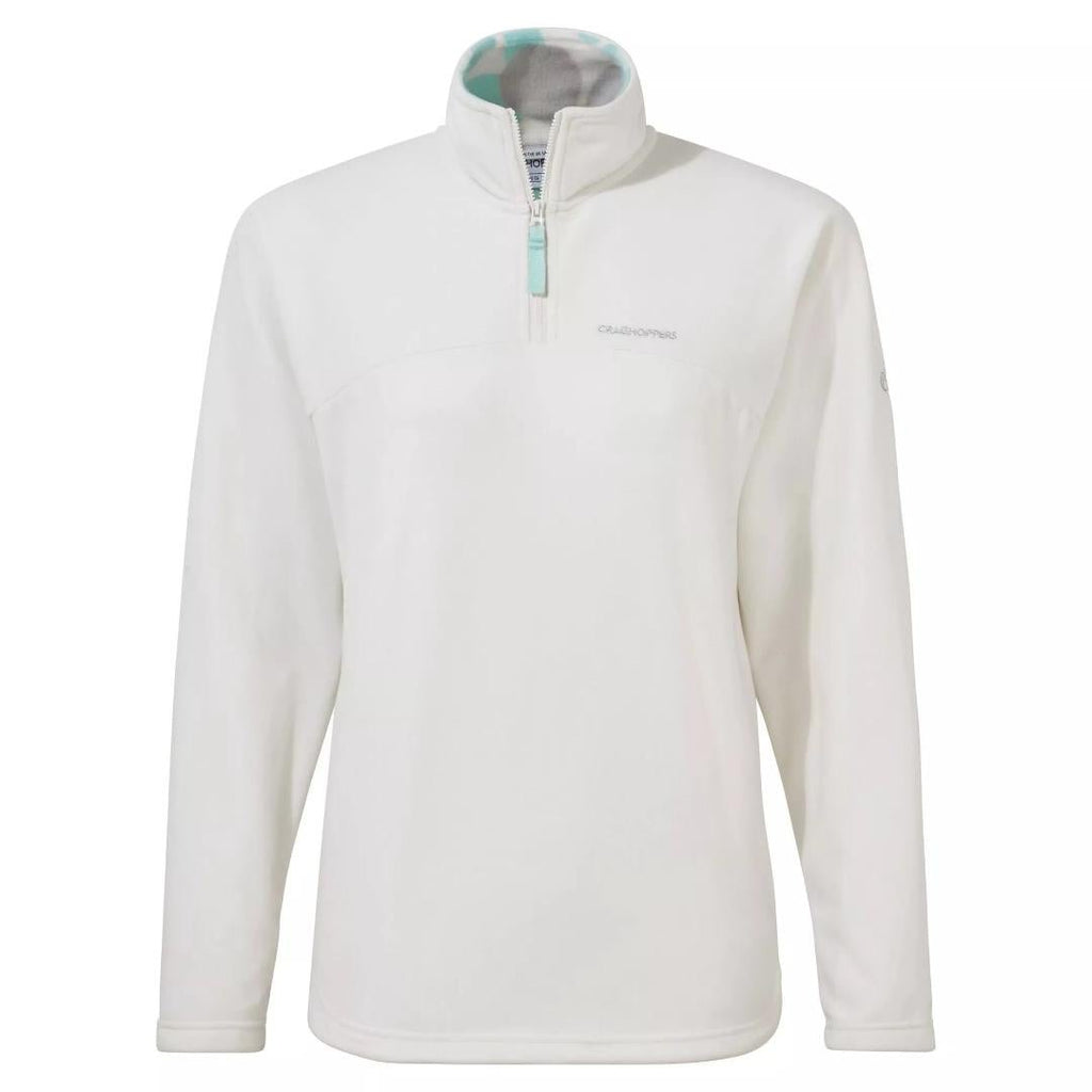 Craghoppers Women's Cabrillo Half Zip Fleece - Pearl White - Beales department store