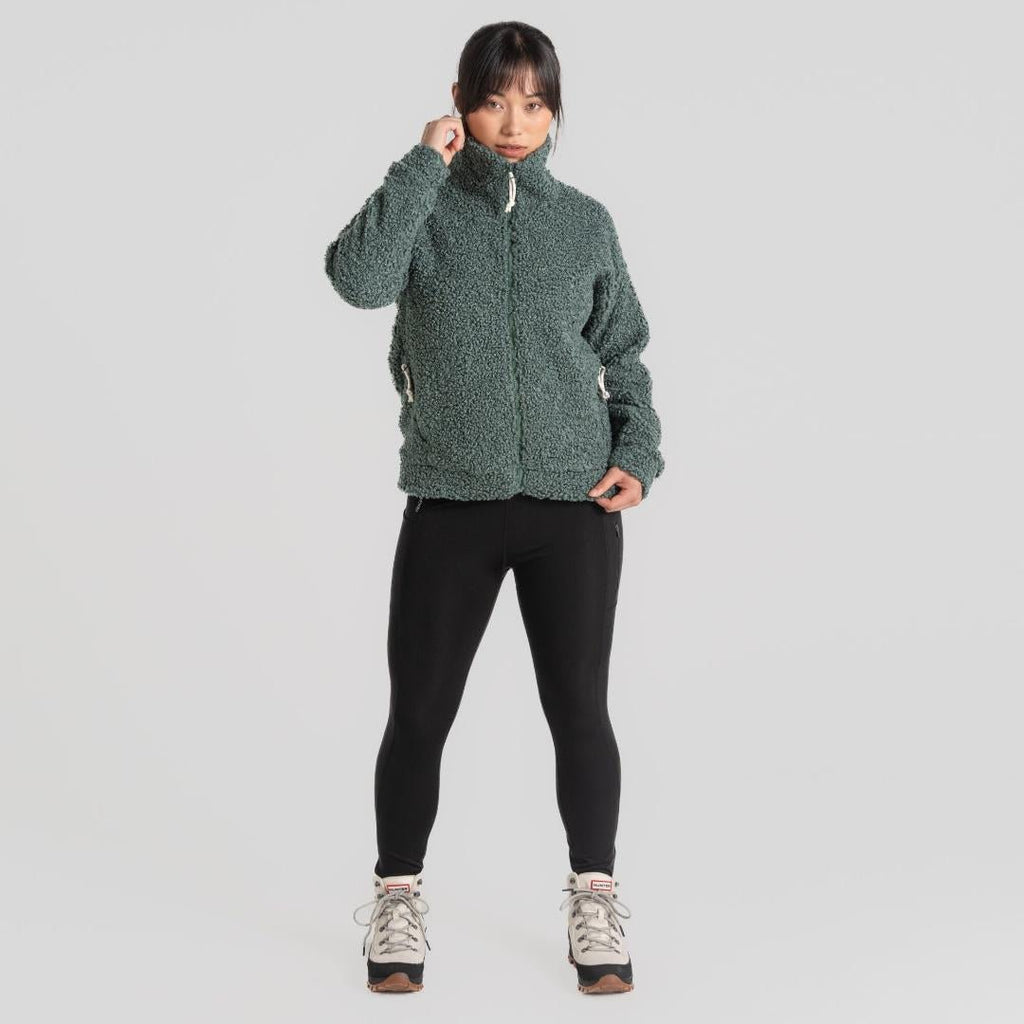 Craghoppers Women's Ciara Full Zip Fleece - Frosted Pine - Beales department store