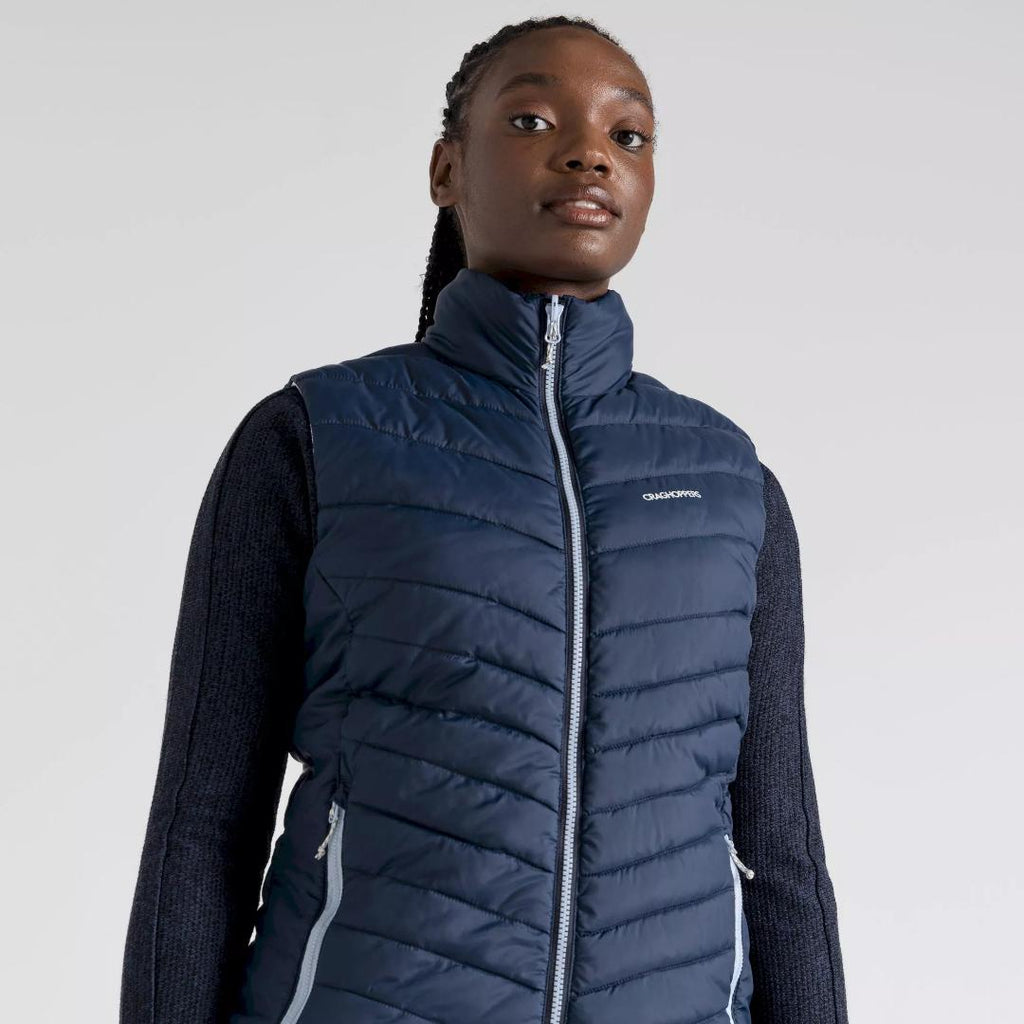 Craghoppers Women's Compresslite VII Gilet - Blue Navy - Beales department store