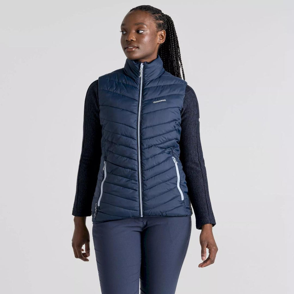 Craghoppers Women's Compresslite VII Gilet - Blue Navy - Beales department store