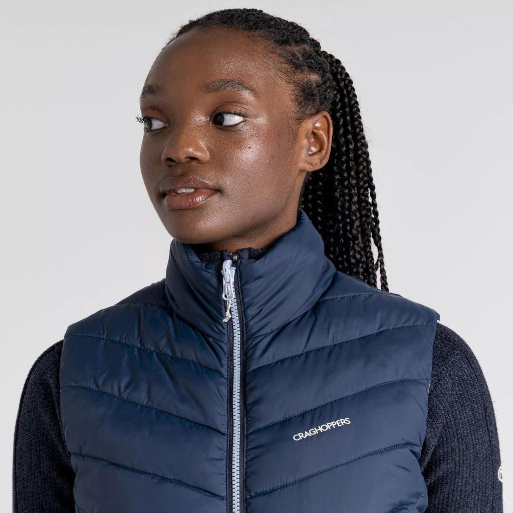 Craghoppers Women's Compresslite VII Gilet - Blue Navy - Beales department store