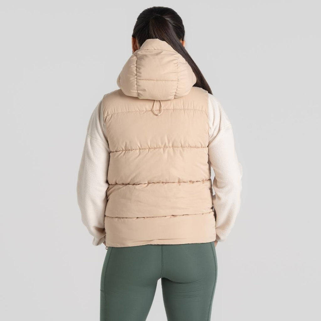 Craghoppers Women's Eilish Hooded Vest - Linen - Beales department store