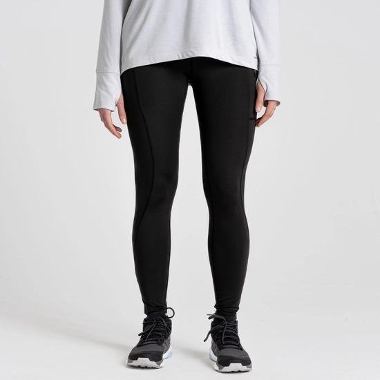 Craghoppers Women's Kiwi Pro Leggings - Black - Beales department store