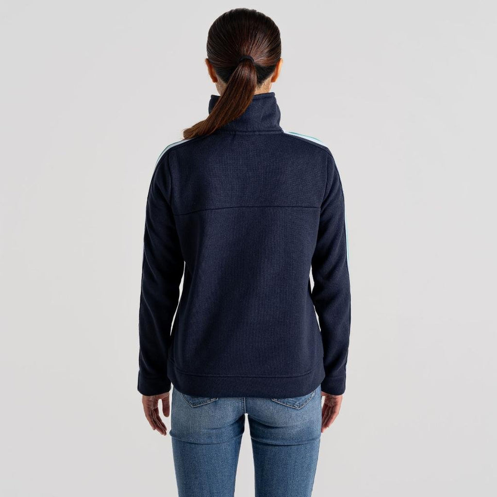 Craghoppers Women's Lyra Half Zip Fleece - Blue Navy - Beales department store