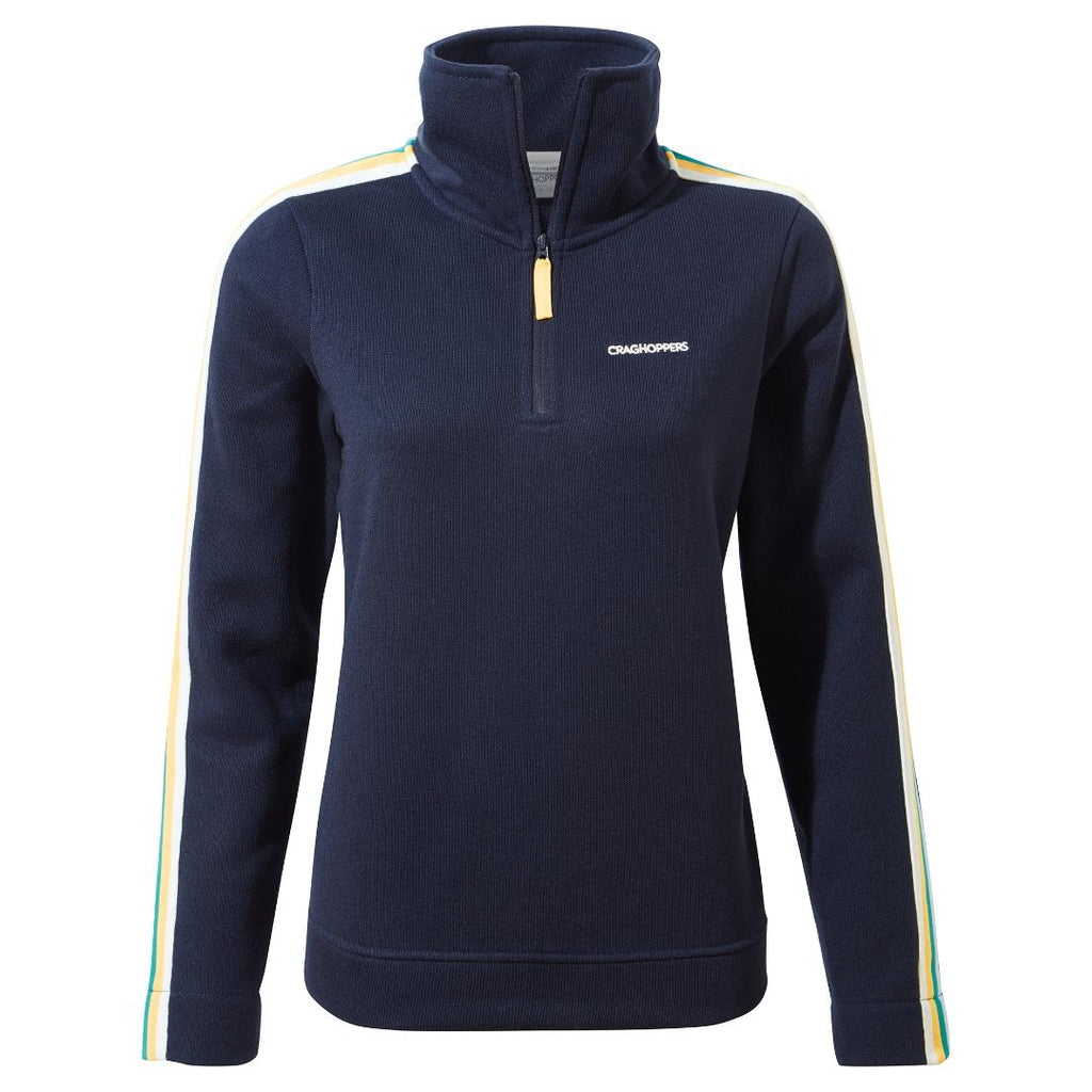 Craghoppers Women's Lyra Half Zip Fleece - Blue Navy - Beales department store