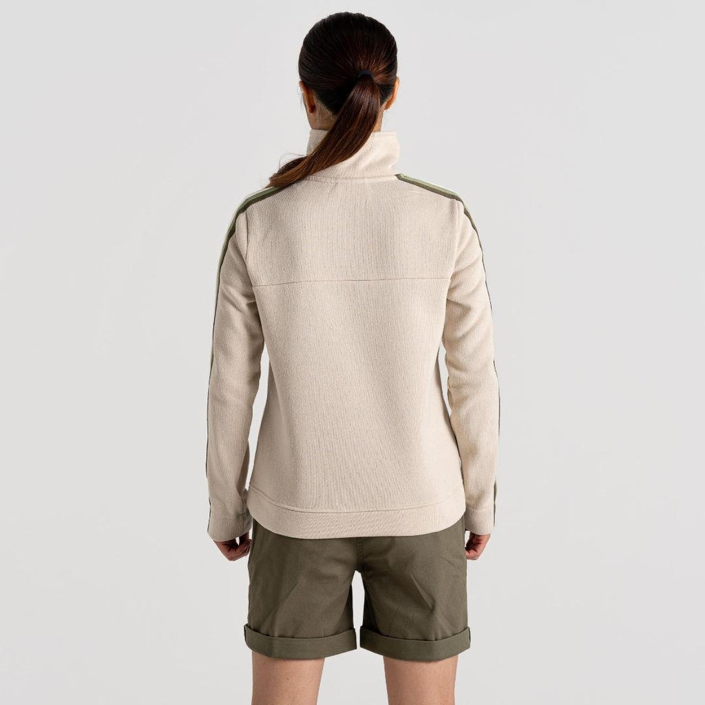 Craghoppers Women's Lyra Half Zip Fleece - Stone - Beales department store