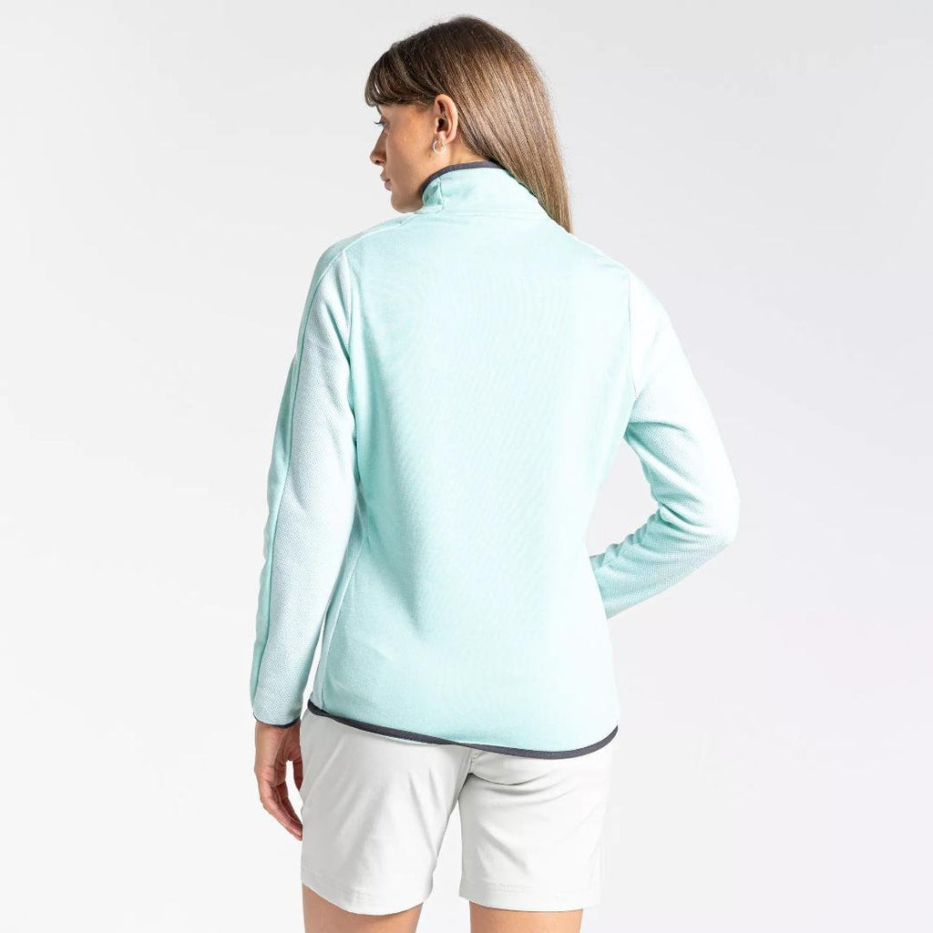 Craghoppers Women's Minerva Half Zip Fleece - Poolside Green - Beales department store