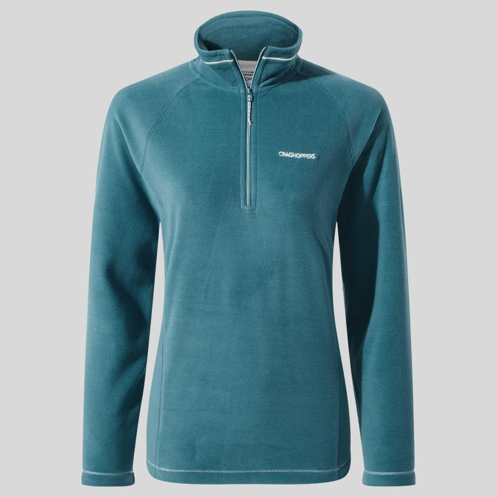 Craghoppers Women's Miska Half Zip Fleece Top - Tay Blue - Beales department store