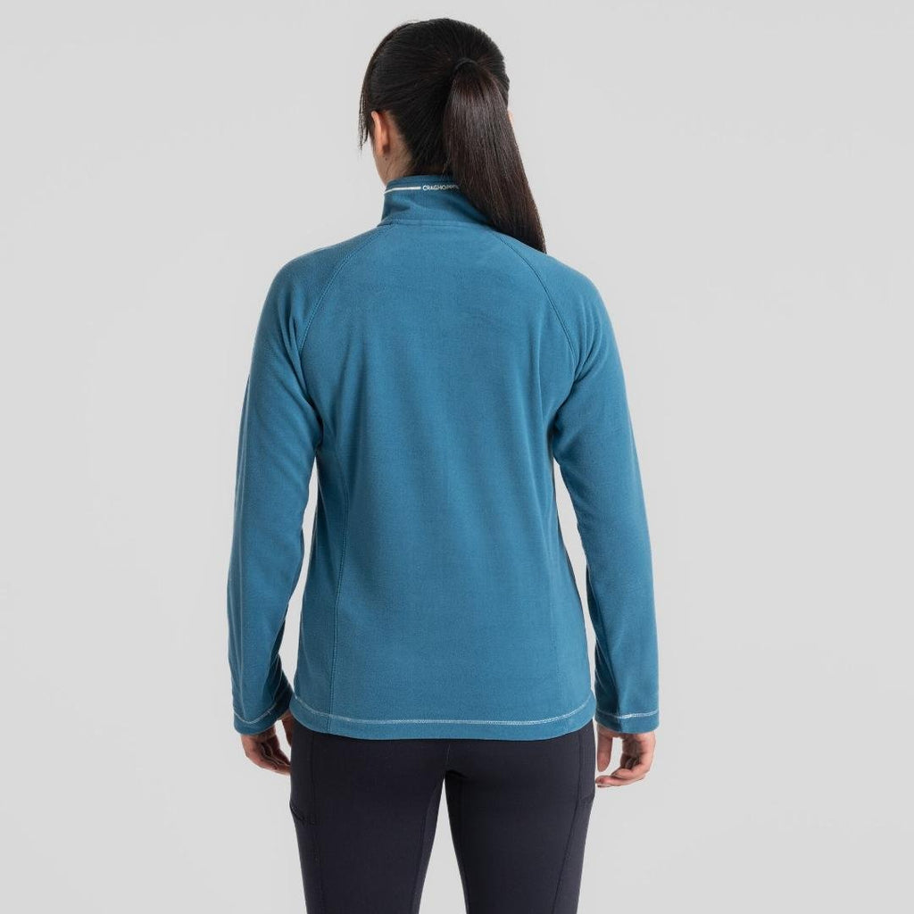 Craghoppers Women's Miska Half Zip Fleece Top - Tay Blue - Beales department store