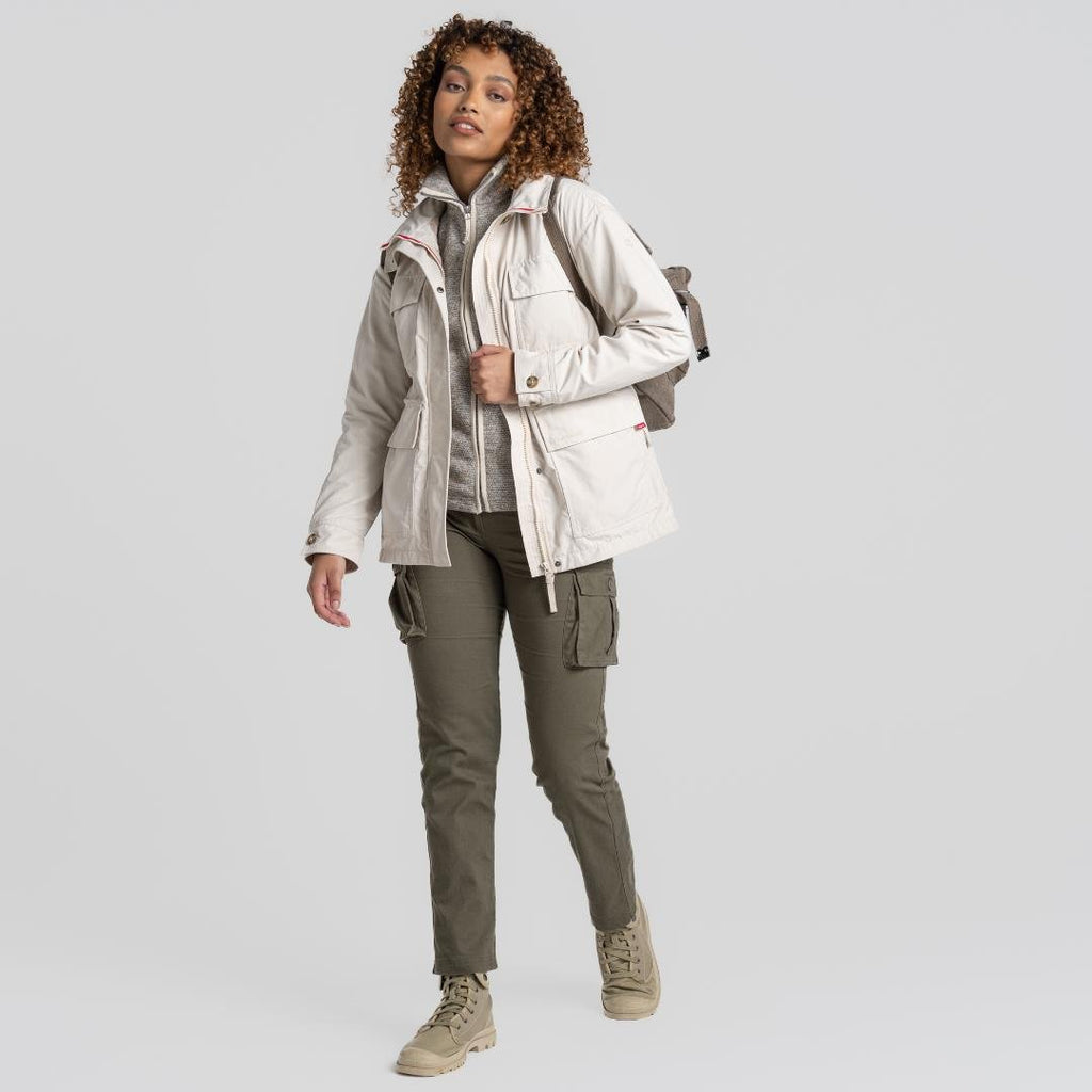 Craghoppers Women's Nosilife Adventure Jacket - Stone - Beales department store