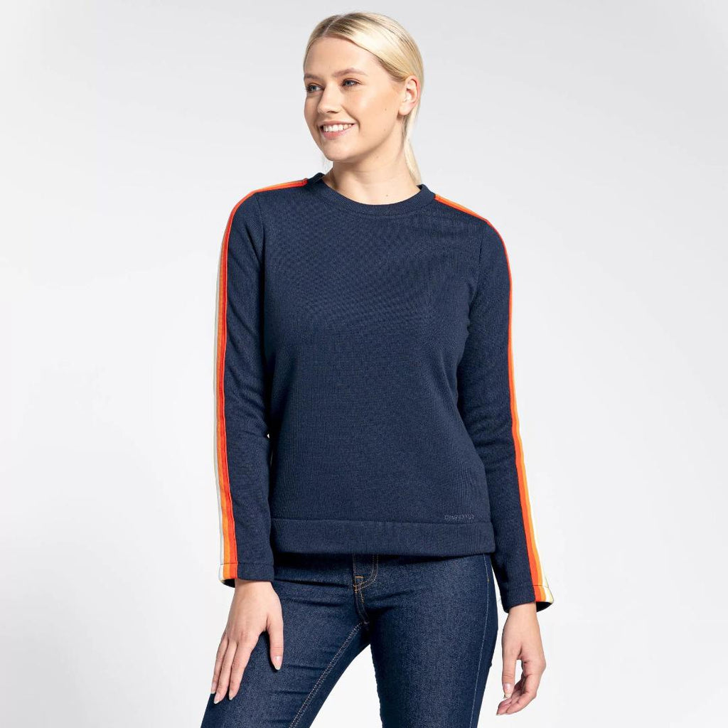 Craghoppers Women's Pinalla Crew Neck - Blue Navy - Beales department store