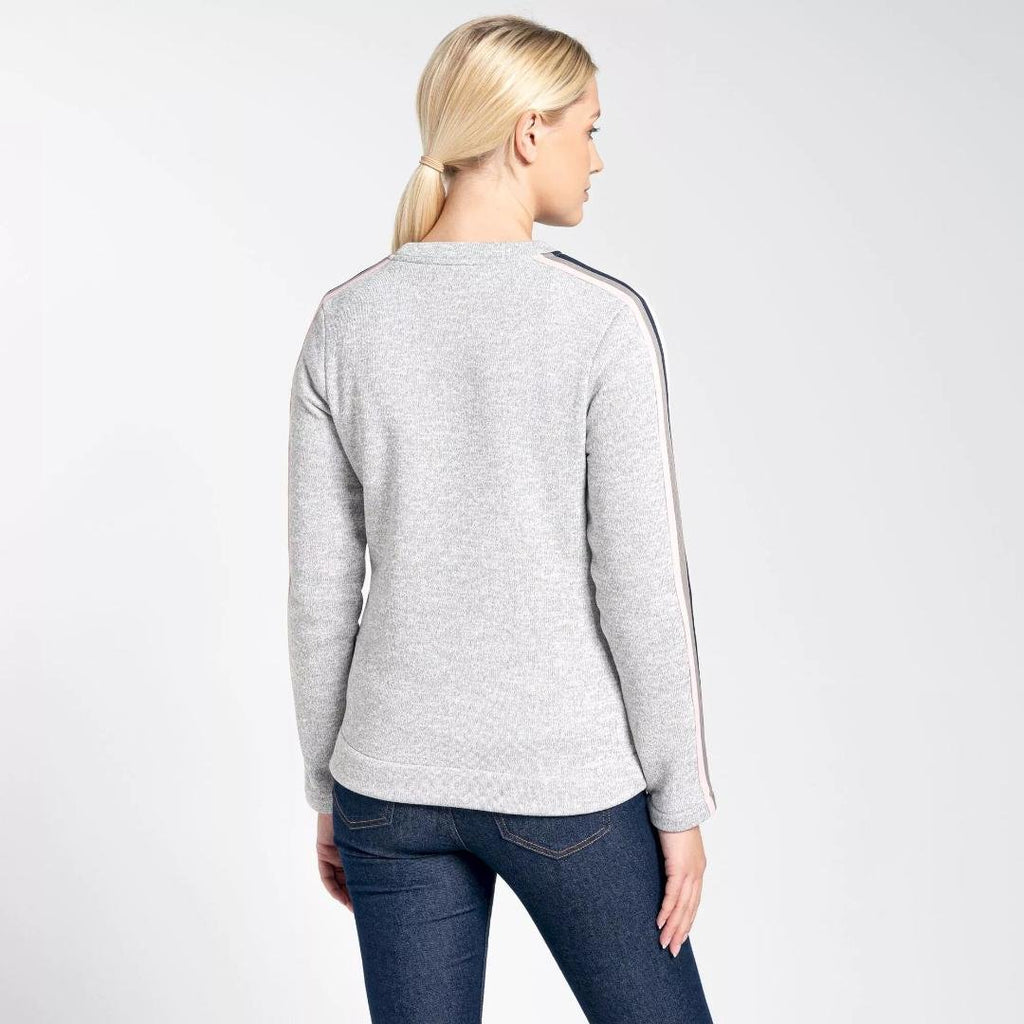 Craghoppers Women's Pinalla Crew Neck - Soft Grey Marl - Beales department store